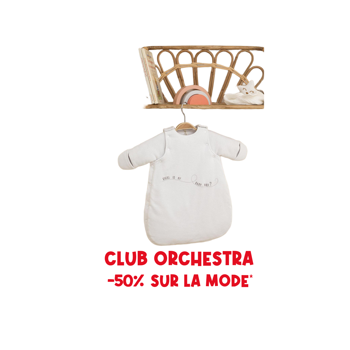 Gigoteuse spéciale prématuré à manches longues amovibles en polyester doublée coton TOG 2 - Prémaman