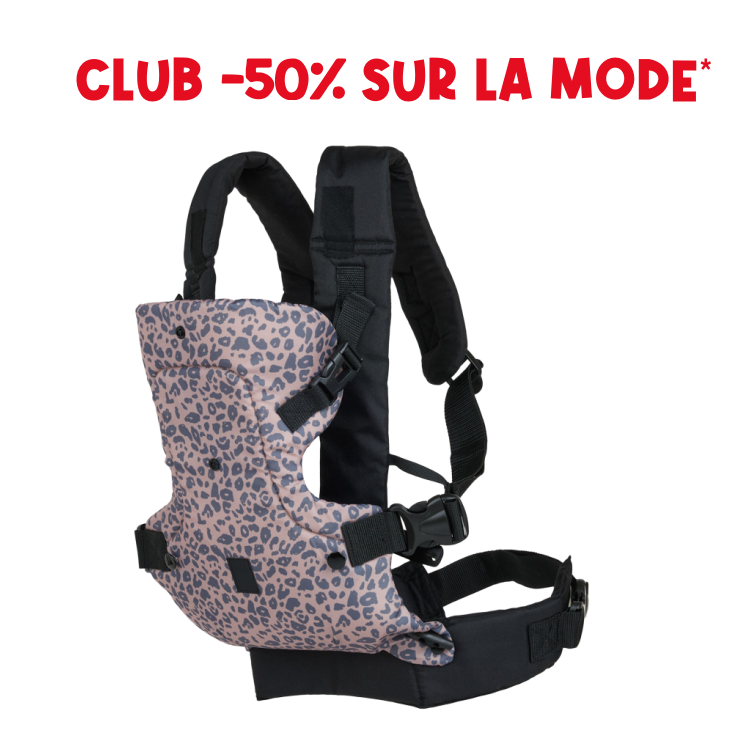 Porte bébé Willy 4 positions - Léopard - Prémaman