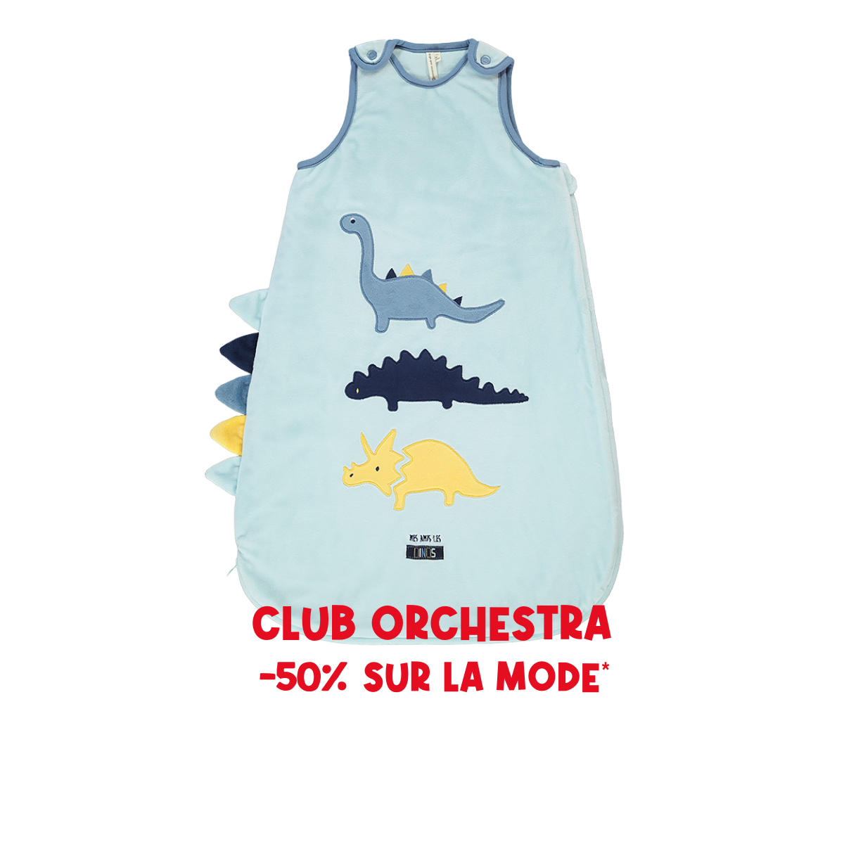 Gigoteuse sans manches en polyester doublée coton TOG 3 - Prémaman