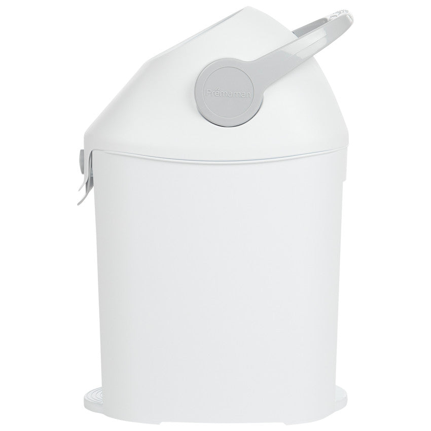 Poubelle à couches Diaperoo Blanc - Prémaman