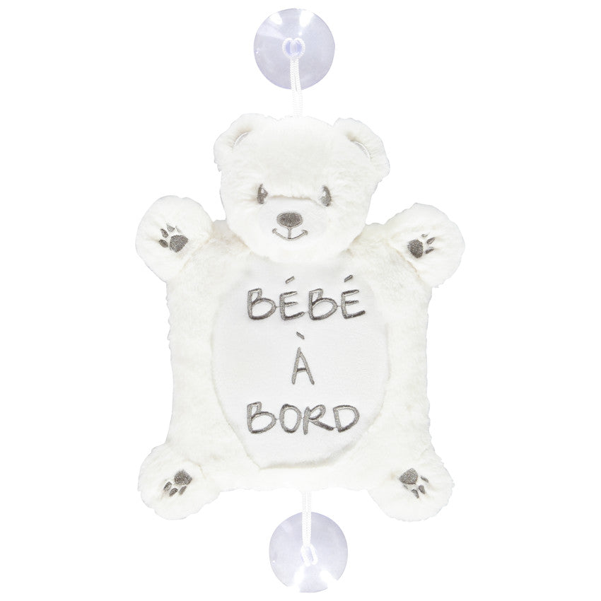 Bébé à bord Léon peluche à ventouses - Prémaman