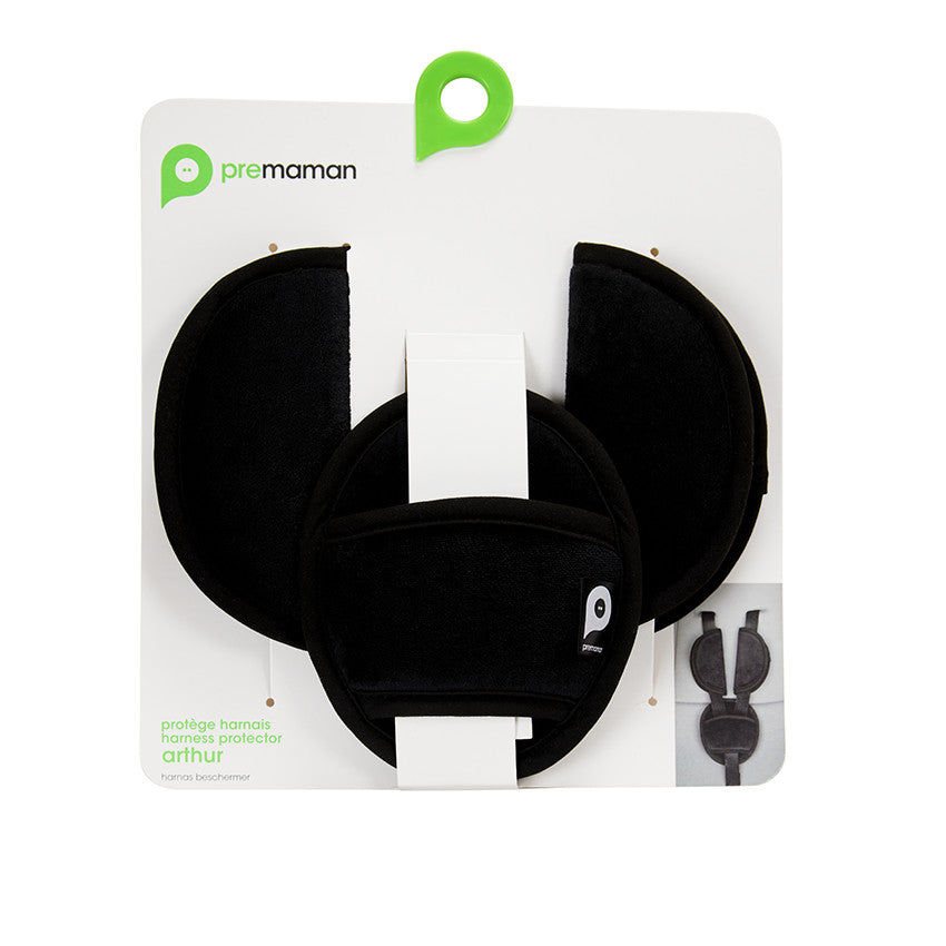 Protège ceinture de sécurité Arthur 3 pièces - Prémaman