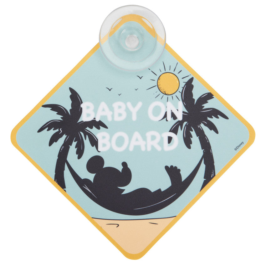 Signalisation bébé à bord Mickey "Baby on board" Disney - Prémaman