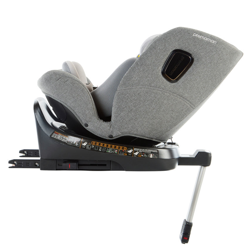 Siège-auto pivotant i-Size 40-150 cm P4One Xelium gris - Prémaman