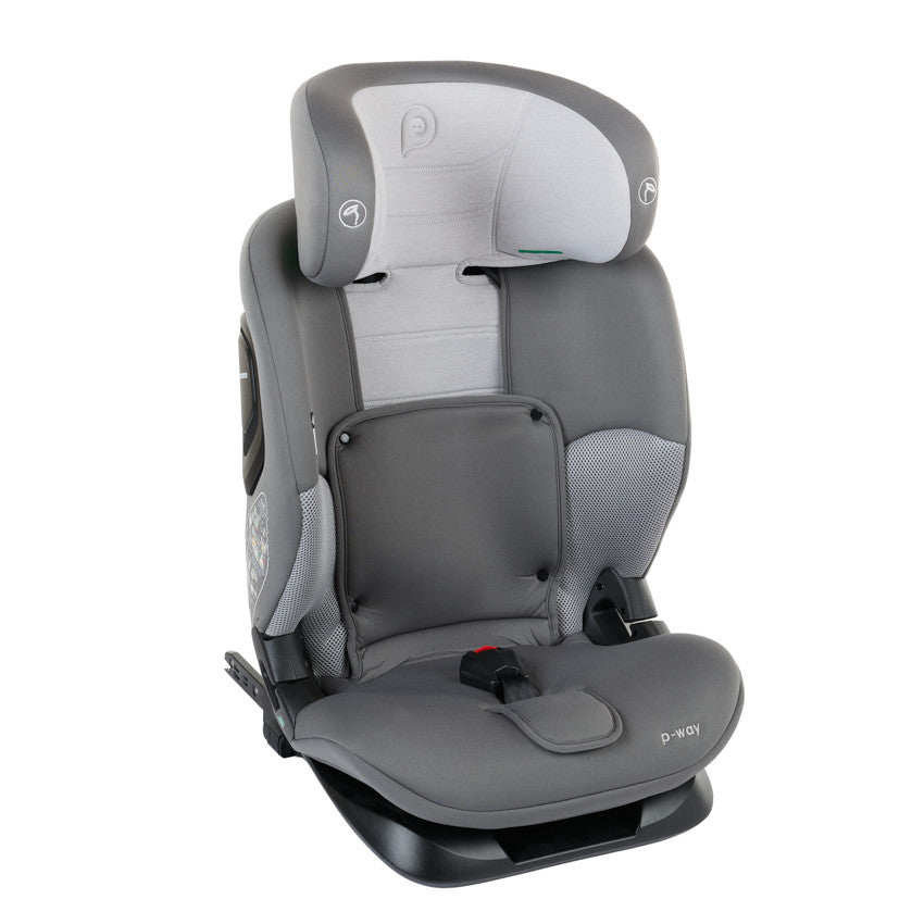 i-Size Car Seat 76-150 cm P-Way Grey - Prémaman