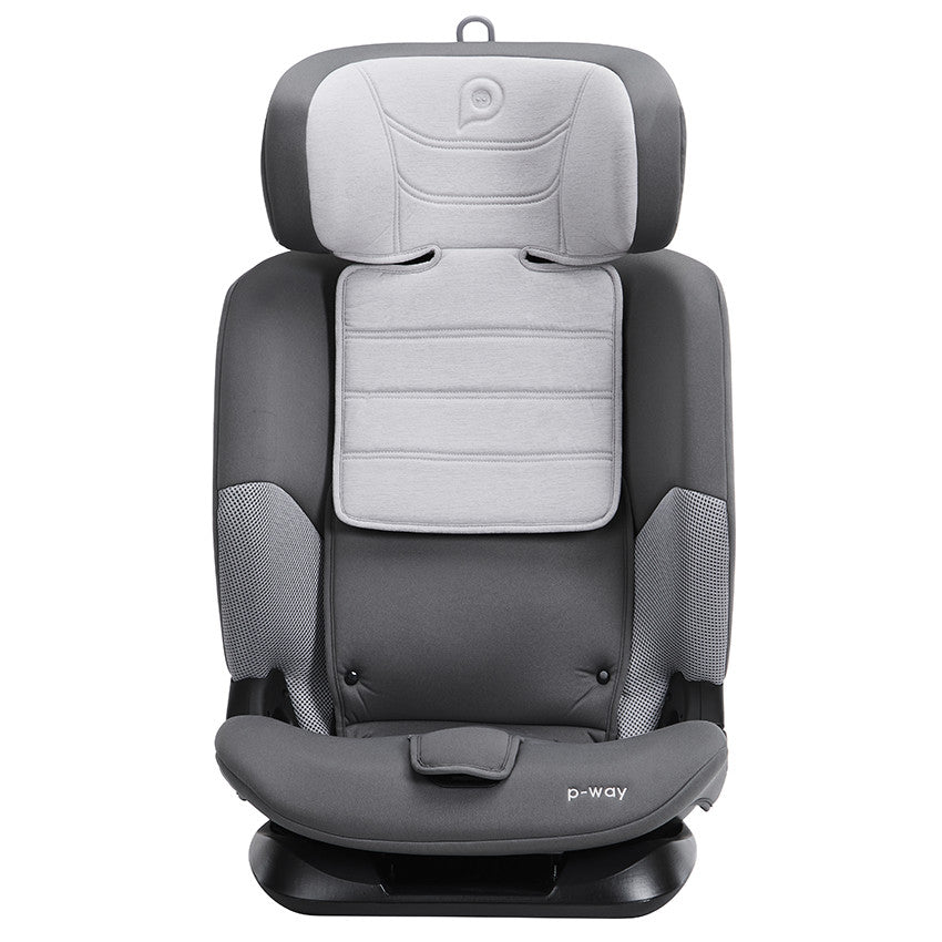 Siège-auto Isofix et i-Size 76-150 cm P-Way gris - Prémaman