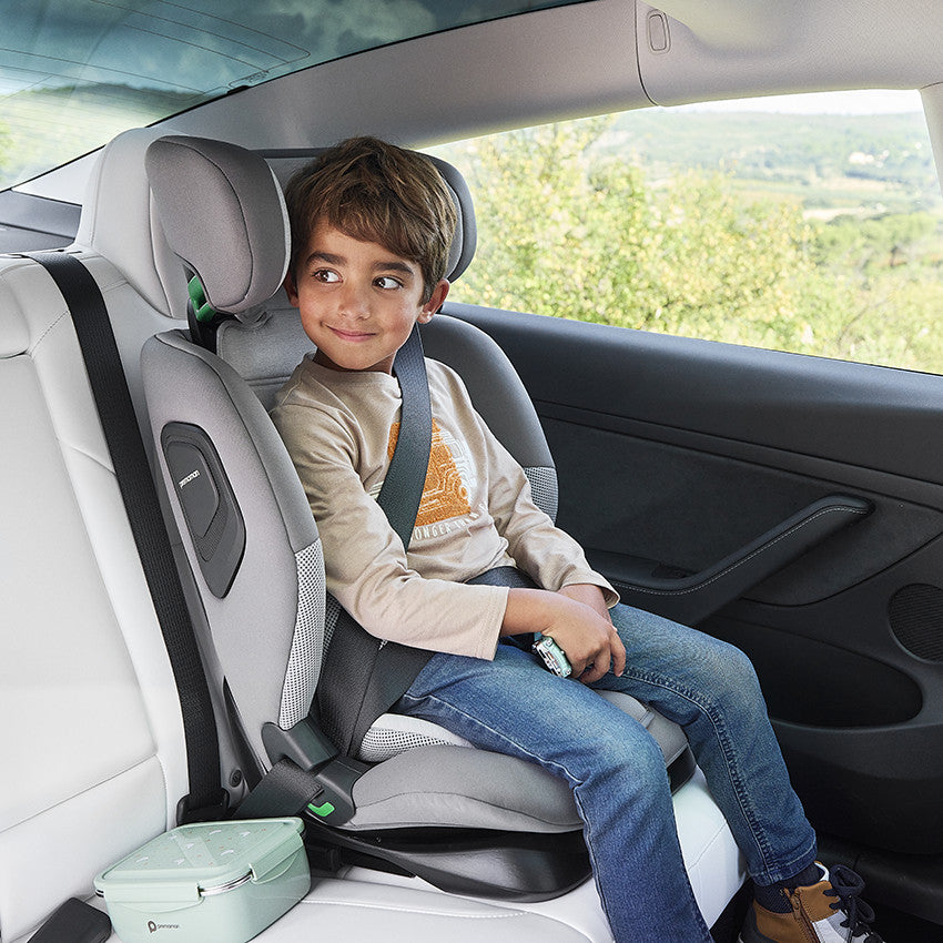 Siège-auto Isofix et i-Size 76-150 cm P-Way gris - Prémaman