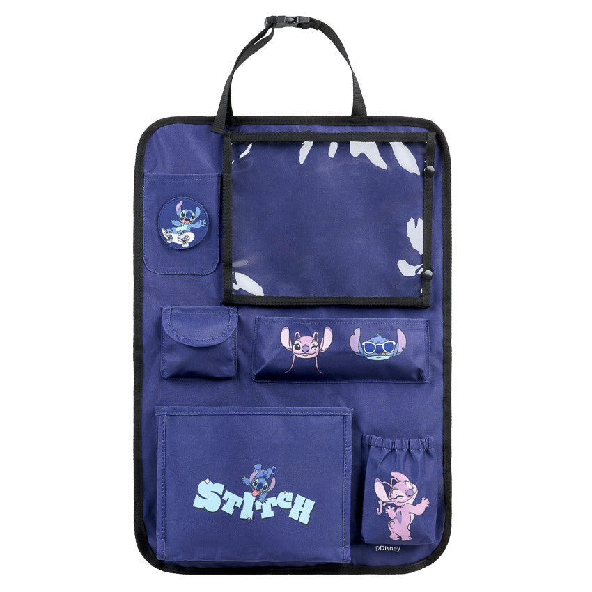 Organiseur de voiture Stitch Disney bleu - Prémaman