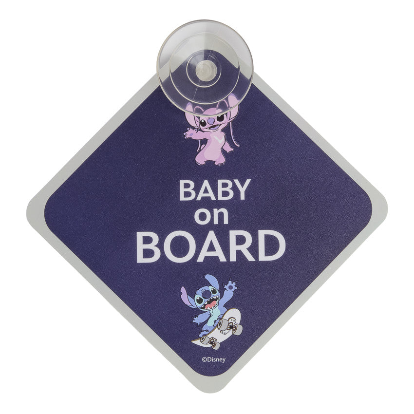 Signalisation bébé à bord Stitch "Baby on board" Disney - Prémaman