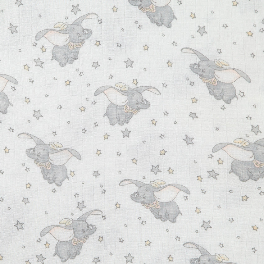 Lot de 3 langes en gaze de coton Dumbo Disney - Prémaman