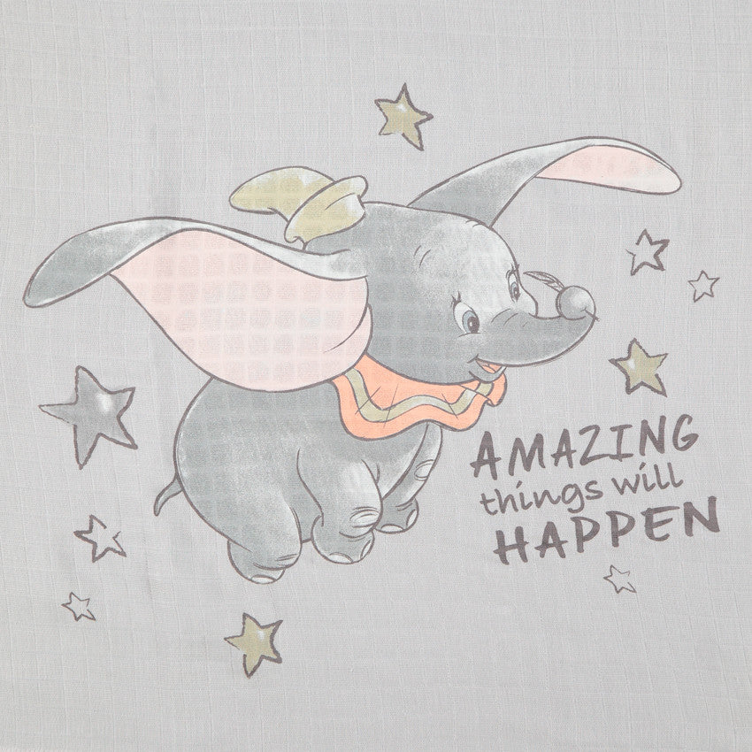 Lot de 3 langes en gaze de coton Dumbo Disney - Prémaman