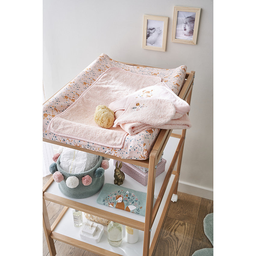 Set de 3 langes en coton à motifs animaux de la forêt - Prémaman