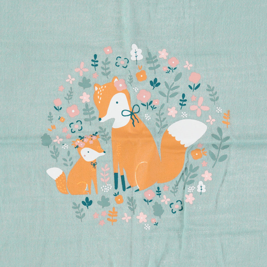 Set de 3 langes en coton à motifs animaux de la forêt - Prémaman