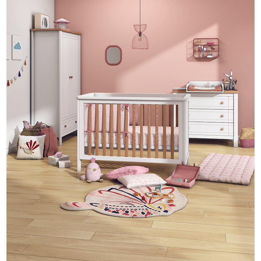 Housse de matelas à langer en velours Magic bird - Prémaman