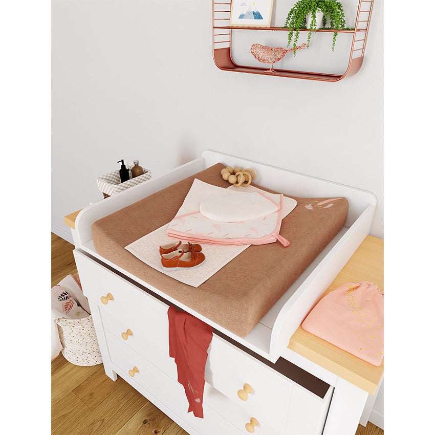 Housse de matelas à langer en velours Magic bird - Prémaman