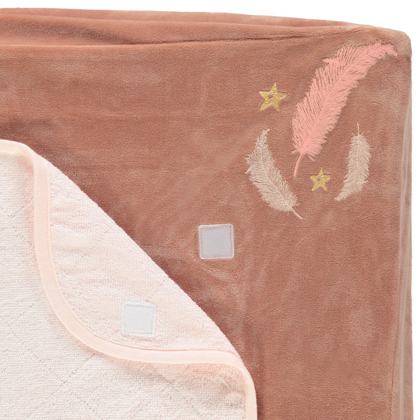 Housse de matelas à langer en velours Magic bird - Prémaman