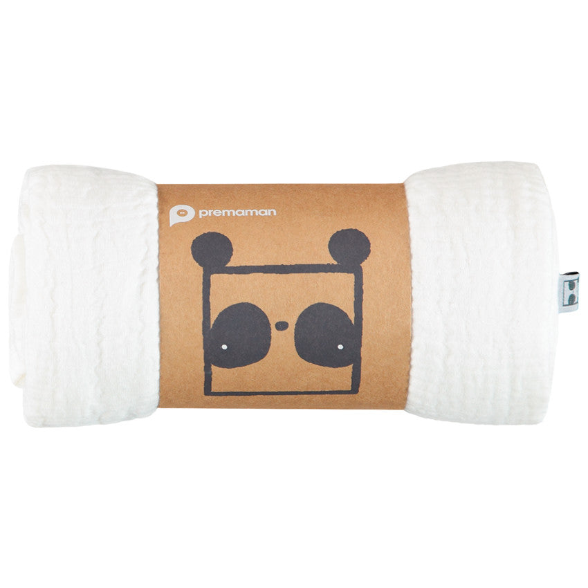 Lange en gaze de coton unie - Prémaman