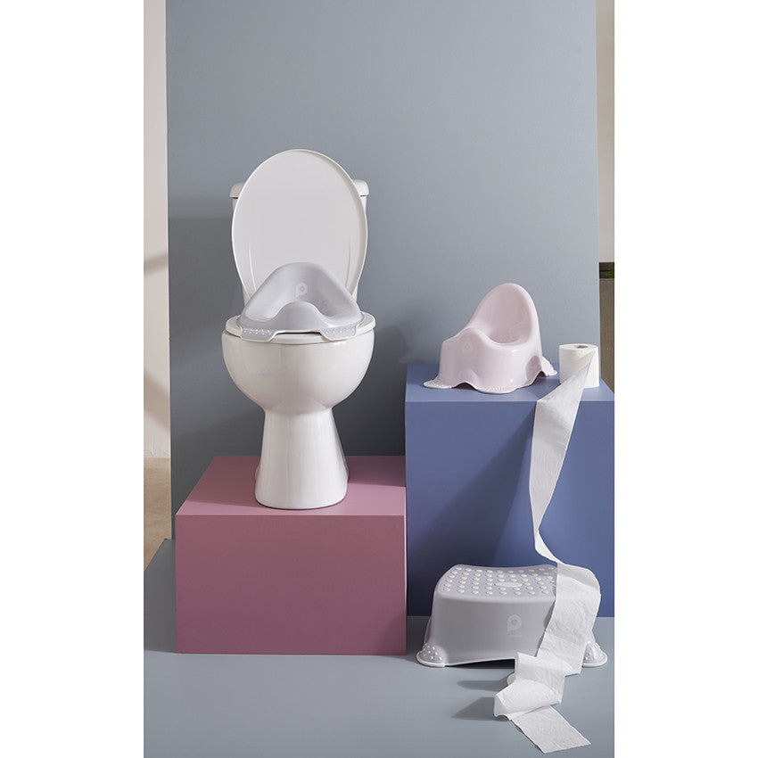 Réducteur de toilette Popotam 2.0 gris - Prémaman