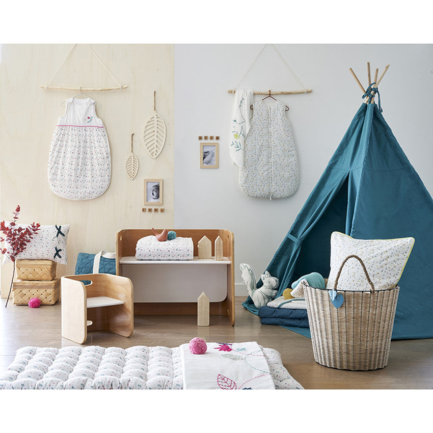 Lot de 3 langes en gaze de coton fille - Prémaman