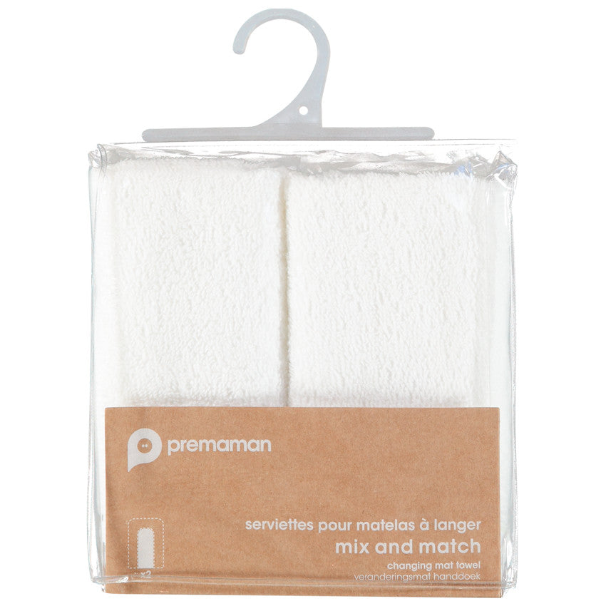 Lot de 2 tapis de rechange en éponge pour matelas à langer - Prémaman