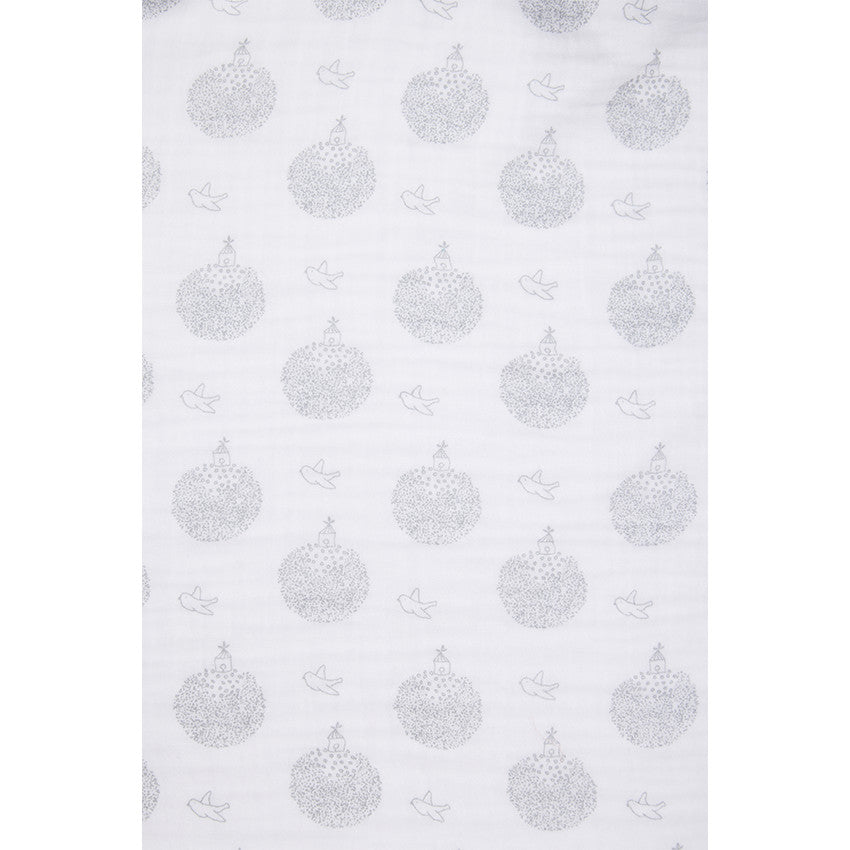 Lot de 3 langes en coton motif oiseaux Feather - Prémaman