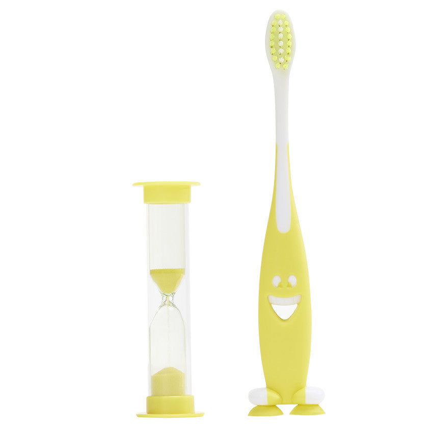 Brosse à dent Aloha 2.0 avec sablier jaune - Prémaman
