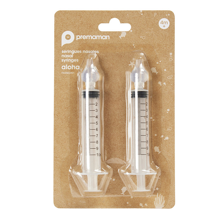 Lot de 2 seringues nasales - Prémaman