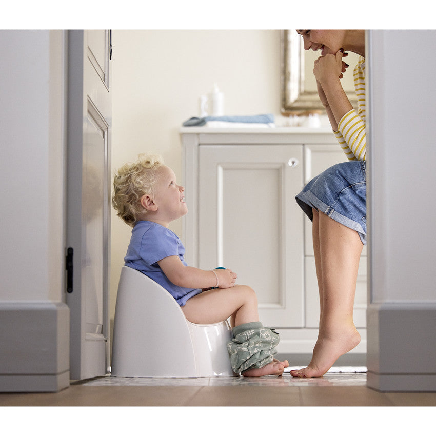 Pot d'apprentissage avec cuve amovible Bébélouga Blanc - Prémaman