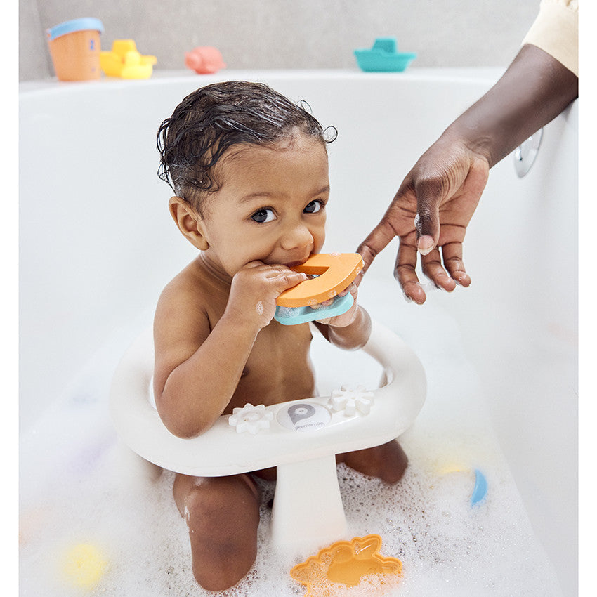 Siège de bain Bébélouga Blanc - Prémaman