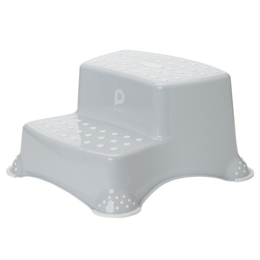 Marchepied double Popotam 2.0 gris - Prémaman
