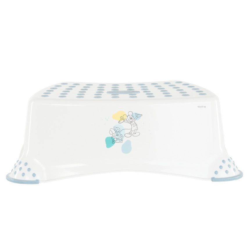 Marchepied antidérapant Mickey &amp; Minnie Disney blanc - Prémaman