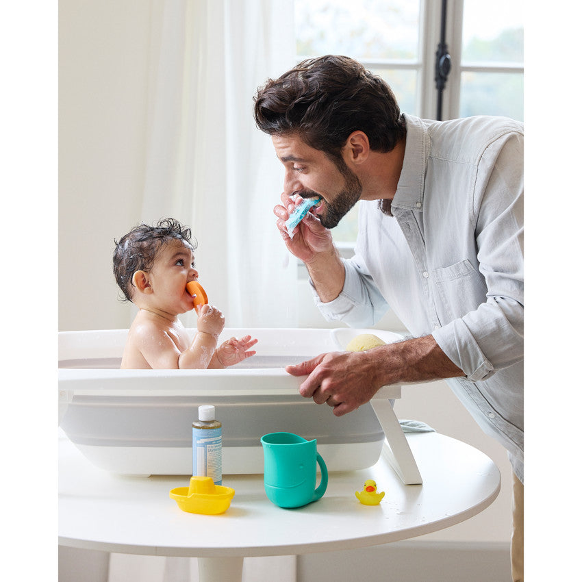 Baignoire pliable avec pieds rabattables - Prémaman