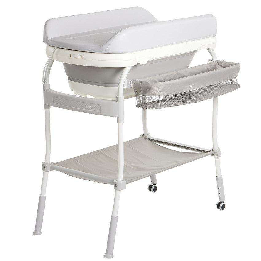 Table à langer 2 en 1 avec baignoire Splash Up 2.0 gris - Prémaman