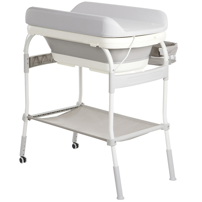 Table à langer 2 en 1 avec baignoire Splash Up 2.0 gris - Prémaman