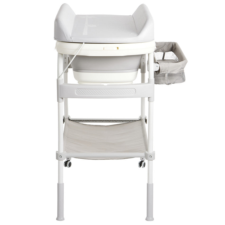 Table à langer 2 en 1 avec baignoire Splash Up 2.0 gris - Prémaman