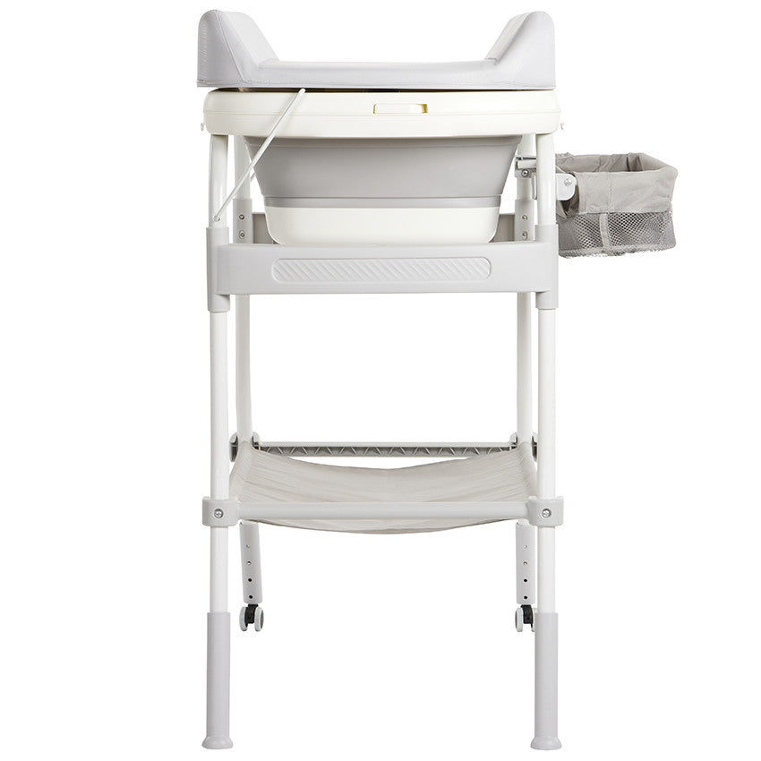 Table à langer 2 en 1 avec baignoire Splash Up 2.0 gris - Prémaman