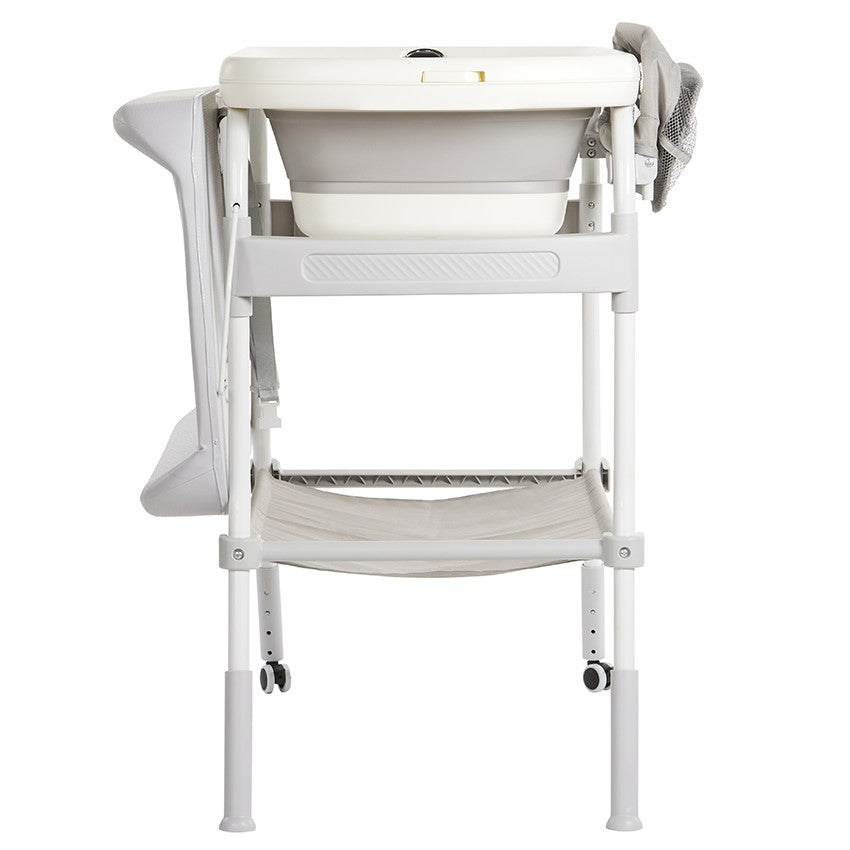 Table à langer 2 en 1 avec baignoire Splash Up 2.0 gris - Prémaman