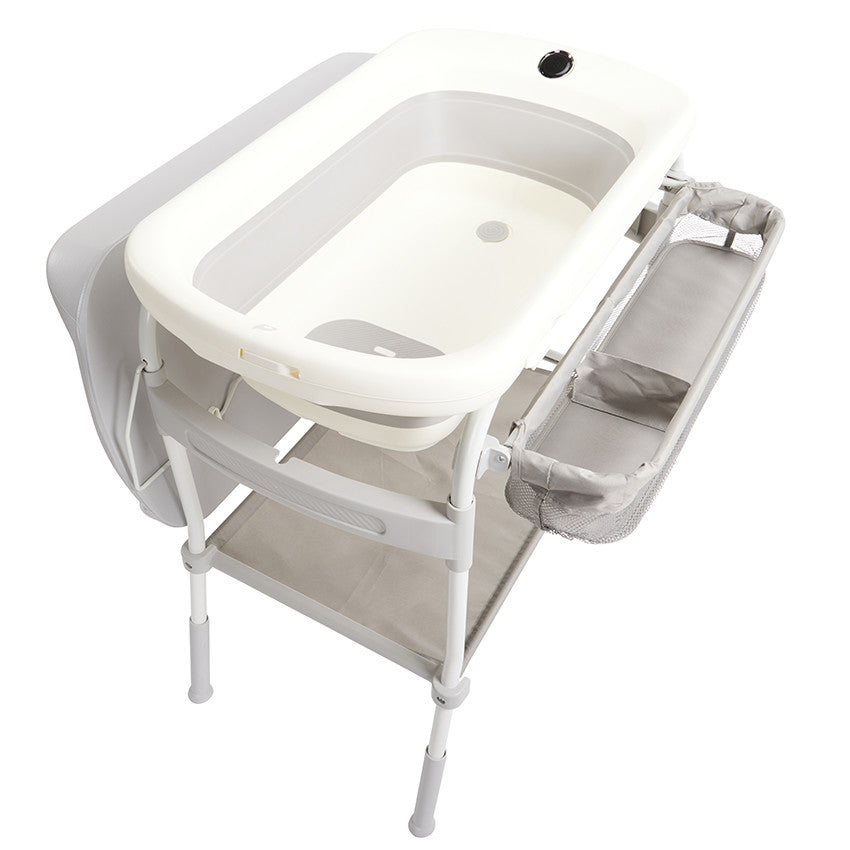 Table à langer 2 en 1 avec baignoire Splash Up 2.0 gris - Prémaman