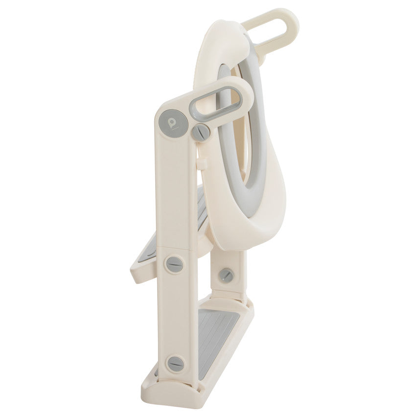 Réducteur de toilettes avec marches écru - Prémaman