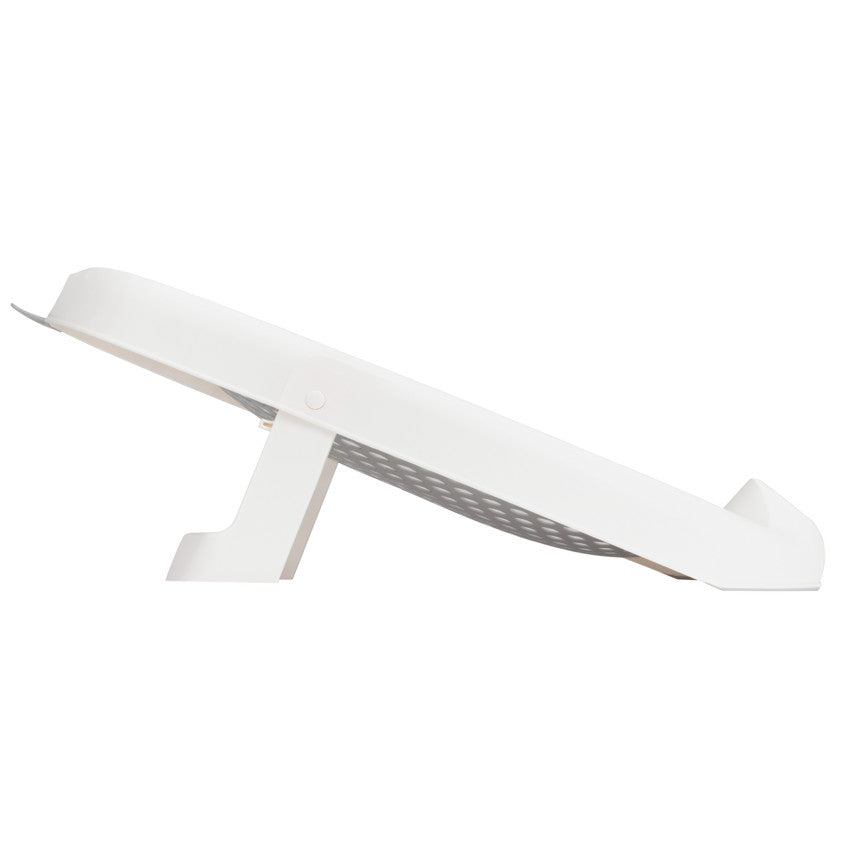 Foldable silicone bath seat in grey/white - Prémaman