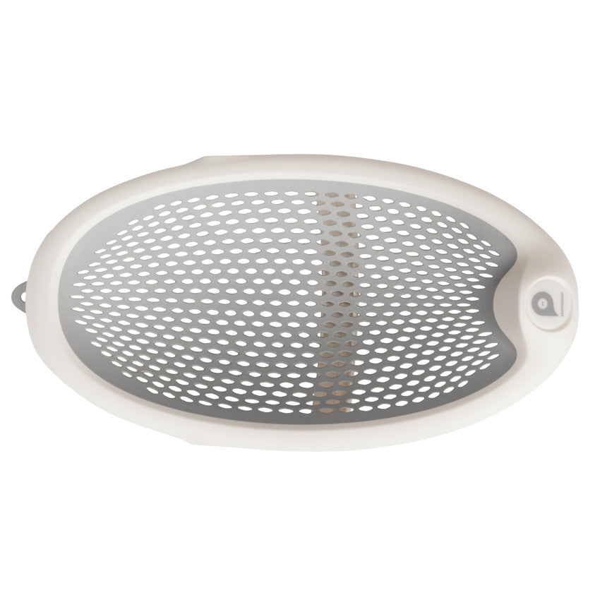 Transat de bain pliable en silicone gris/blanc - Prémaman