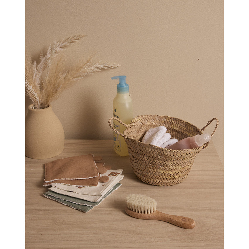 Wooden hairbrush with natural goat bristles - Maternity