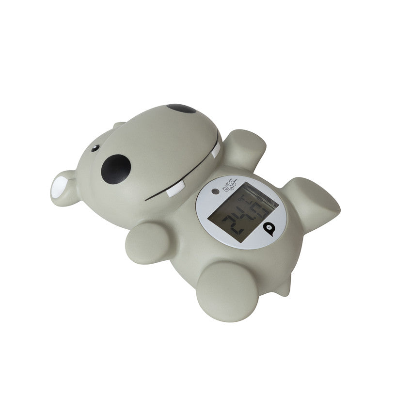 Hippo grey bath and room thermometer - Prémaman
