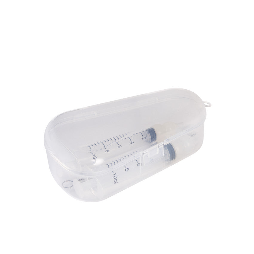 Set mouche bébé 2 seringues + goupillon + boîte de rangement - Prémaman