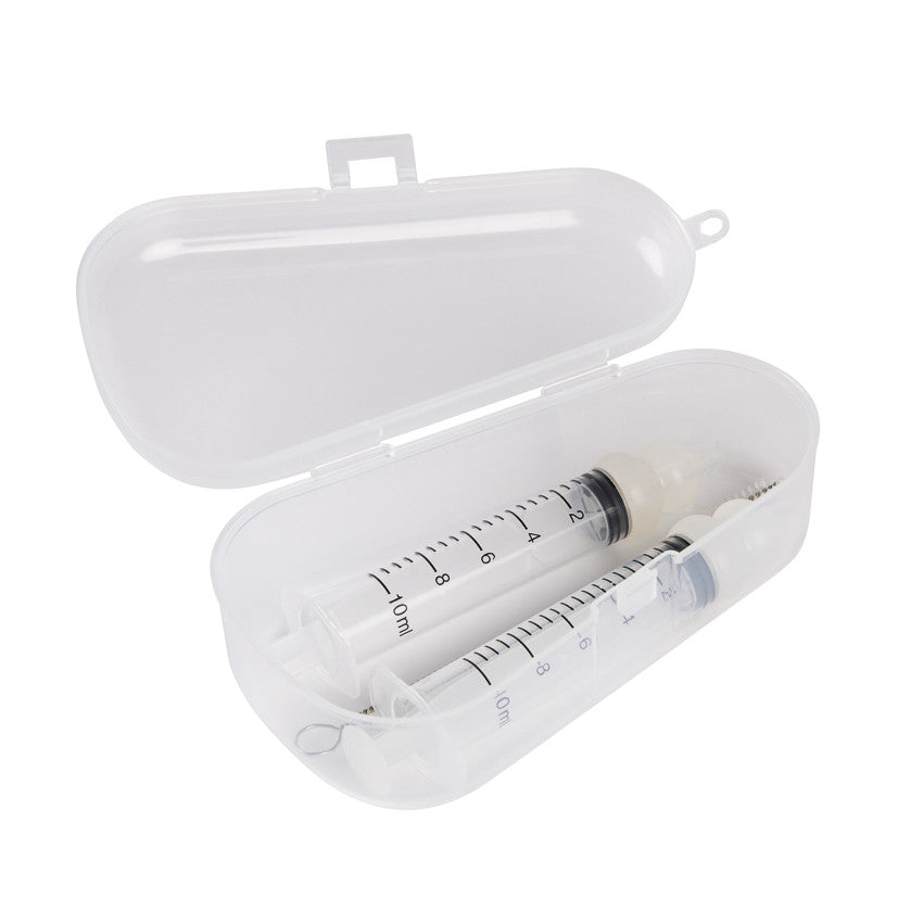 Set mouche bébé 2 seringues + goupillon + boîte de rangement - Prémaman