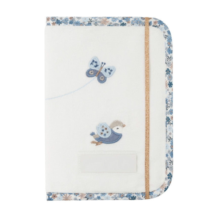 Protège carnet de santé en velours Tiny Flowers - Prémaman