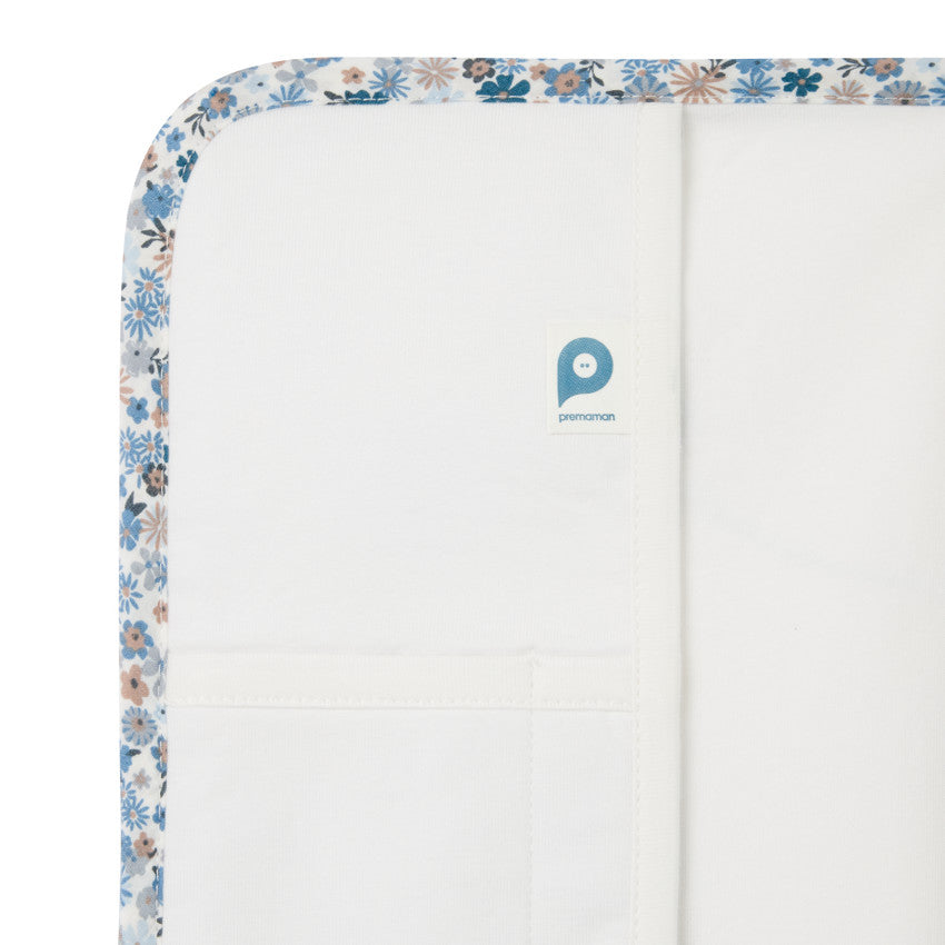 Protège carnet de santé en velours Tiny Flowers - Prémaman