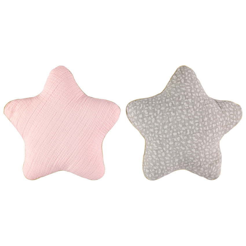 Coussin étoile décoratif ou modulable en tour de lit ou de parc à nouettes - Prémaman