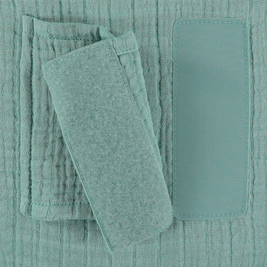 Coussin décoratif rond en tétra modulable en tour de lit ou de parc - Prémaman