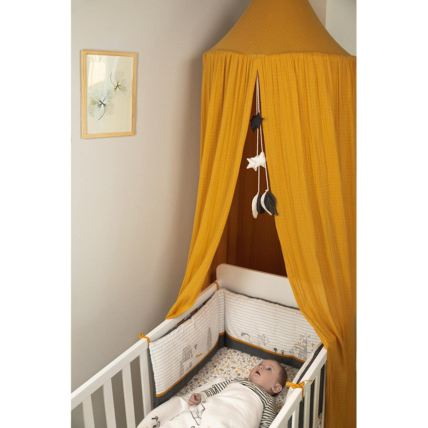 Couverture en jersey avec animaux de la fôret - Prémaman